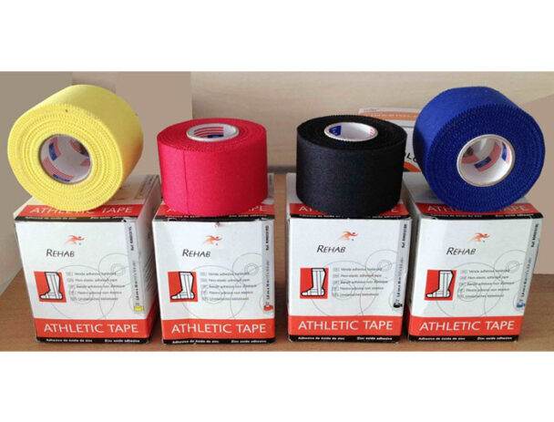 Athletic tape colored