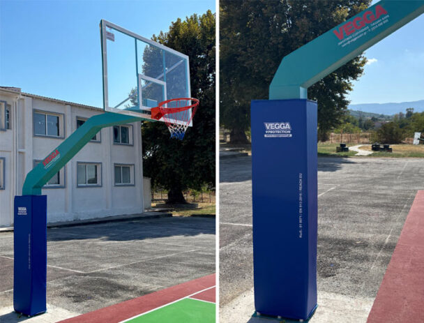 Προστατευτικό Μπασκέτας Ολυμπιακού τύπου(305cm)-4πλευρο