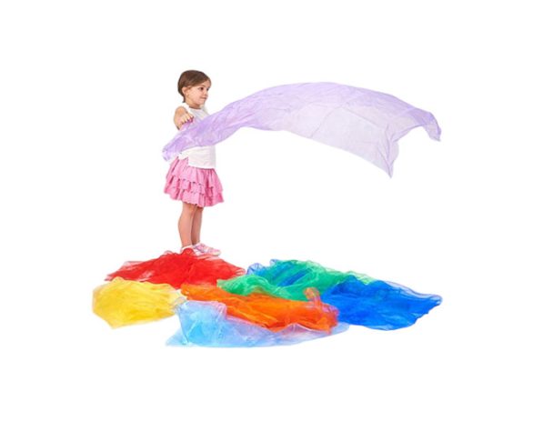 Σετ 7 τεμαχίων Μαντήλια Rainbow 1x1.5m