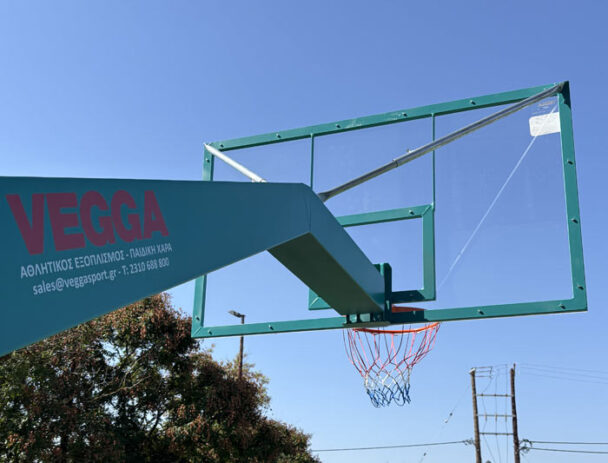 Πλήρες σετ ταμπλό 180x105cm  για μπασκέτα Ολυμπιακού τύπου