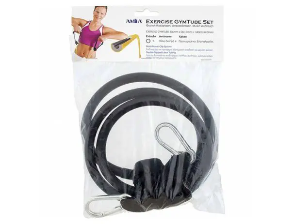 Λάστιχο Gym Tube Με Κλιπ Μπλε Πολύ Σκληρό