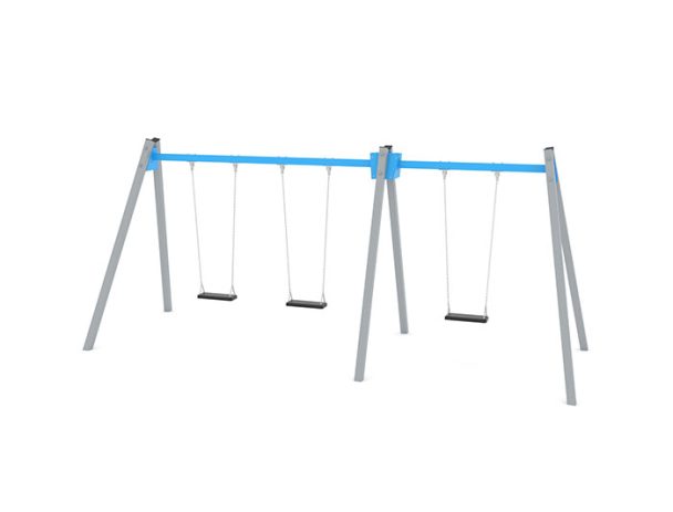 Κούνια μεταλλική τριθέσια Swing 1491S