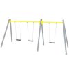 Κούνια μεταλλική τριθέσια Swing 1491S