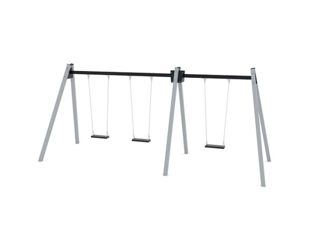 Κούνια μεταλλική τριθέσια Swing 1491S