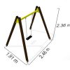 Κούνια ξύλινη Swing 1421W