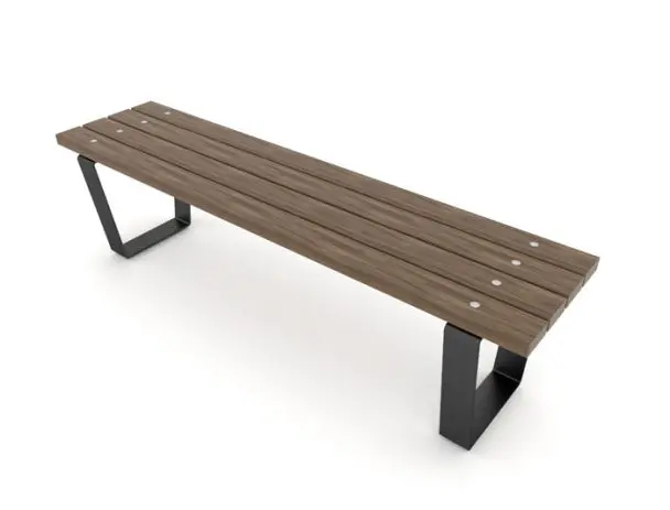 Παγκάκι Πλατείας Premium Μοντέρνο Χωρίς Πλάτη - 160 cm