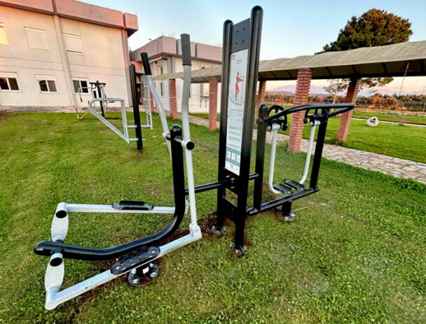 Διπλό Όργανο Υπαίθριας Άσκησης Αεροπερπατητής - Cross Trainer