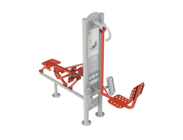 Διπλό Όργανο Υπαίθριας Άσκησης Πρέσα Ποδιών - Κωπηλατική