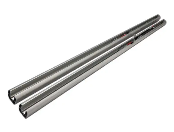 Σετ Ορθοστάτες Βόλλευ Αλουμινίου-Oβάλ 120x100mm με βάσεις