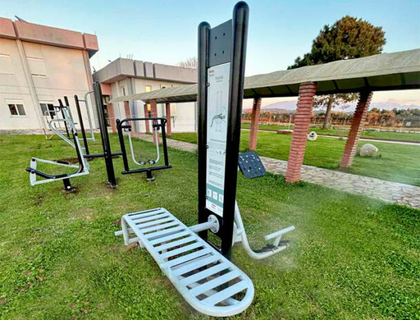 Διπλό Όργανο Υπαίθριας Άσκησης Εκγύμνασης Κοιλιακών - Ραχιαίων