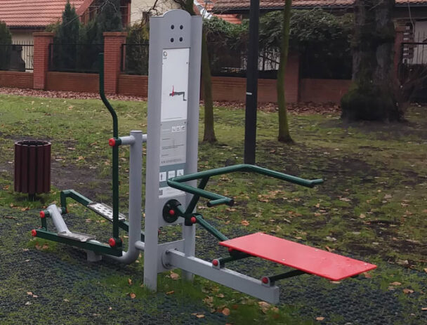 Όργανο Υπαίθριας Άσκησης Πιέσεων Στήθους & Ώμων - με πυλώνα