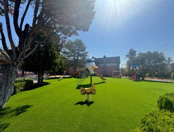 Συνθετικός Χλοοτάπητας με υπόστρωμα Shock Pad