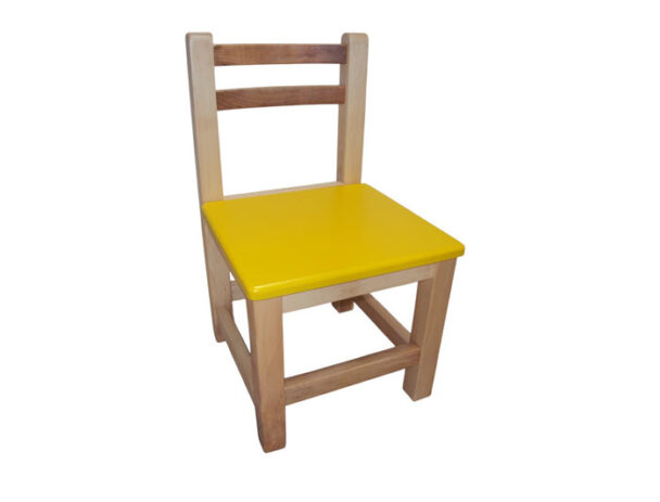Παιδικό Ξύλινο Καρεκλάκι Δίχρωμο 33x34x58 cm