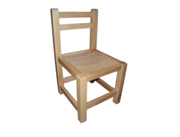 Παιδικό Ξύλινο Καρεκλάκι Λούστρο 33x34x58cm