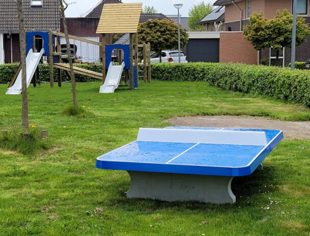 Τραπέζι Ping Pong Τσιμεντένιο Outdoor με Στρογγυλεμένες Γωνίες -ΧΑΜΗΛΟ