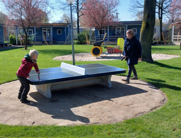 Τραπέζι Ping Pong Τσιμεντένιο Outdoor με Στρογγυλεμένες Γωνίες -ΧΑΜΗΛΟ