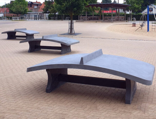 Τραπέζι Ποδοβόλει Τσιμεντένιο Outdoor -Φυσικό Ανθρακί