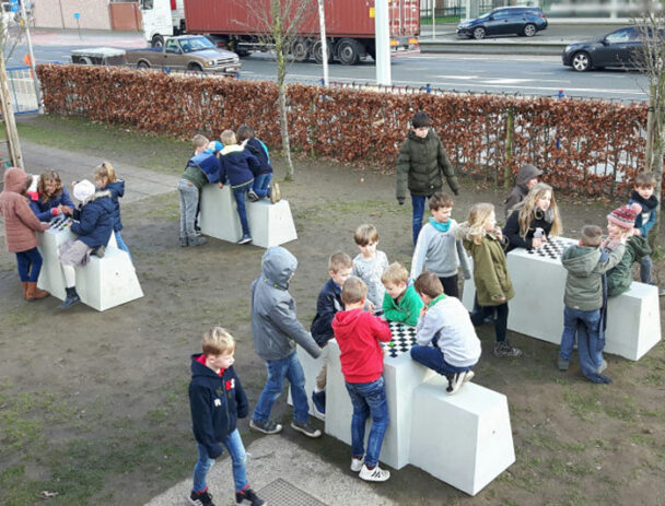 Παγκάκι Παιχνιδιού Τσιμεντένιο 2 ατόμων