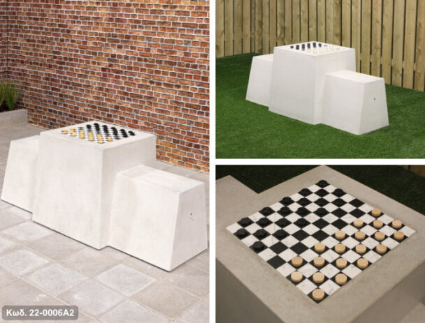 Παγκάκι Παιχνιδιού Τσιμεντένιο 2 ατόμων