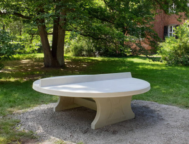 Τραπέζι Ping Pong Τσιμεντένιο Outdoor Στρόγγυλο Φυσικό Ανοιχτό