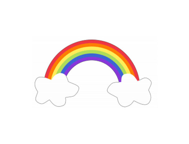 Επιδαπέδιο Σύστημα Παιχνιδιού EPDM 2D - Ουράνιο Τόξο