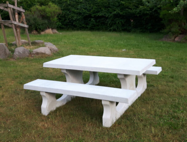 Τραπεζόπαγκος Τσιμεντένιος 8 ατόμων