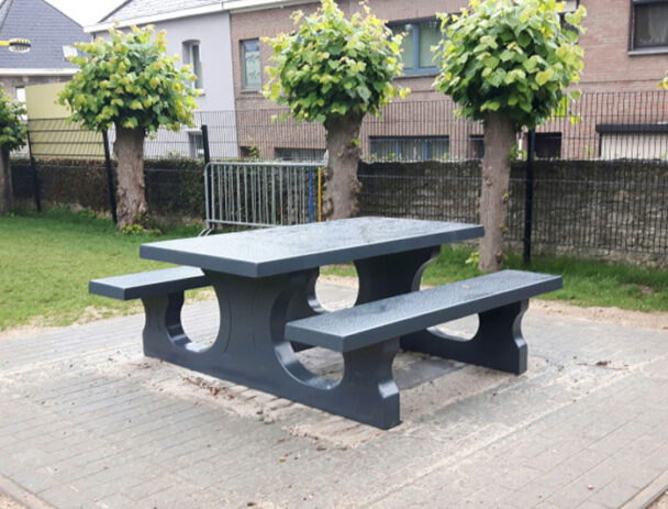 Τραπεζόπαγκος Τσιμεντένιος 8 ατόμων