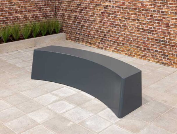 Παγκάκι Τσιμεντένιο Οβάλ Χωρίς Πλάτη -185cm