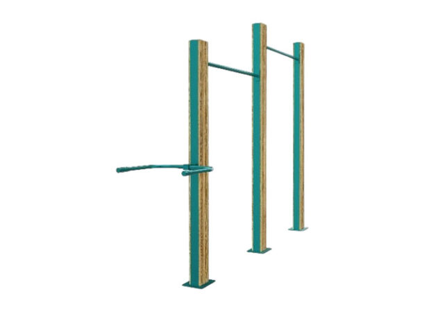 Σύνθετο Όργανο Υπαίθριας Άσκησης Καλλισθενικής 22 - Με επένδυση Ξύλου