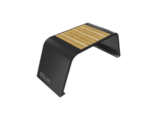 Πάγκος 40cm Υπαίθριας Άσκησης Καλλισθενικής - Με επένδυση Ξύλου