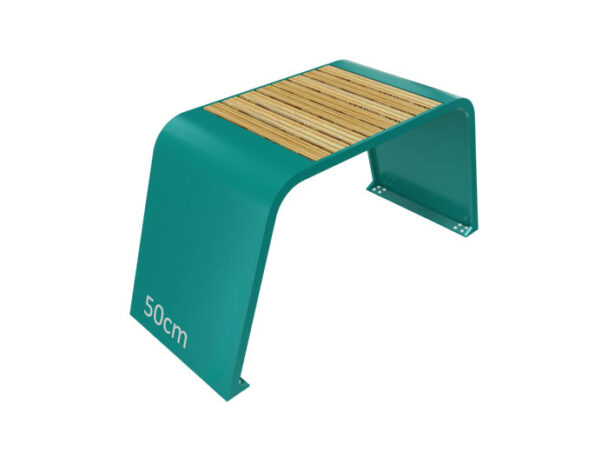 Πάγκος 50cm Υπαίθριας Άσκησης Καλλισθενικής - Με επένδυση Ξύλου