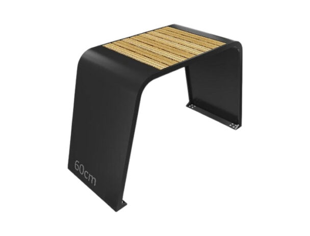 Πάγκος 60cm Υπαίθριας Άσκησης Καλλισθενικής - Με επένδυση Ξύλου