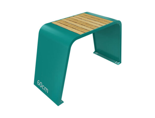 Πάγκος 60cm Υπαίθριας Άσκησης Καλλισθενικής - Με επένδυση Ξύλου