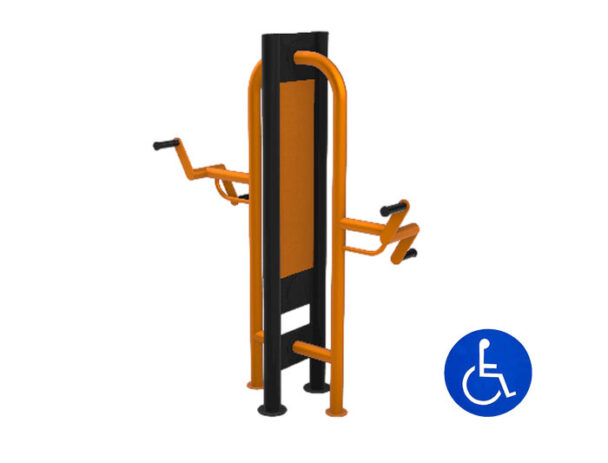 Διπλό Όργανο Υπαίθριας Άσκησης Κωπηλατικό Χεριών (ΑΜΕΑ)