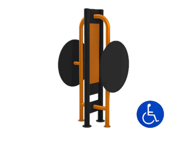 Διπλό Όργανο Υπαίθριας Άσκησης Εκγύμνασης Ώμων-BIG Tai Chi Wheels (ΑΜΕΑ)