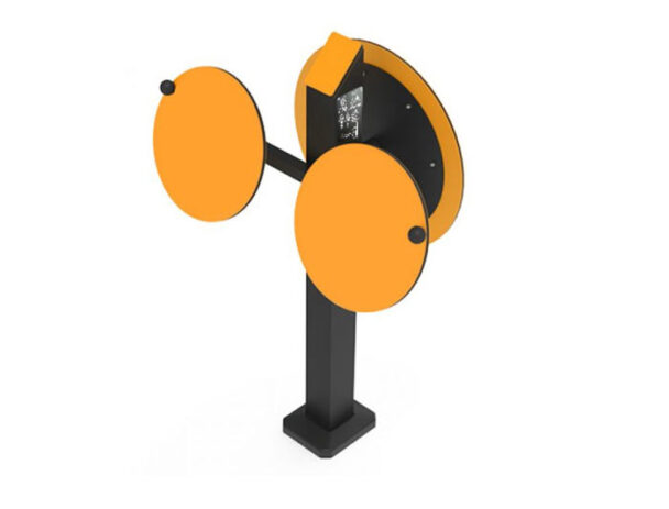 Διπλό Όργανο Υπαίθριας Άσκησης Εκγύμνασης Ώμων-Tai Chi Wheels Modern