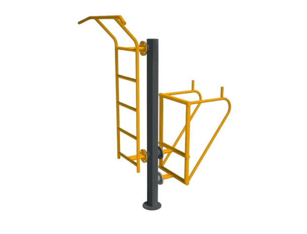 Διπλό Όργανο Υπαίθριας Άσκησης Σκάλα Μονόζυγο - Όργανο Ανύψωσης Ποδιών Modern
