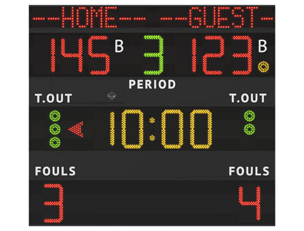 Επαγγελματικός Ηλεκτρονικός Πίνακας FS-120N FIBA Approved