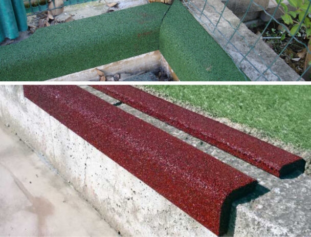 Προστατευτική Γωνία SBR Πάχους 2,5cm -100x7+7cm