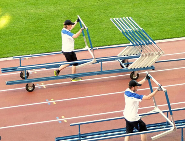 Καρότσι Μεταφοράς 40 Εμποδίων Στίβου